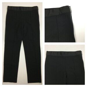 EVERLANE Black Satin Waist Insert Crop/Ankle Dress Pant